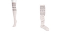 Muk Luks Women's Patterned Cuff Over the Knee Socks